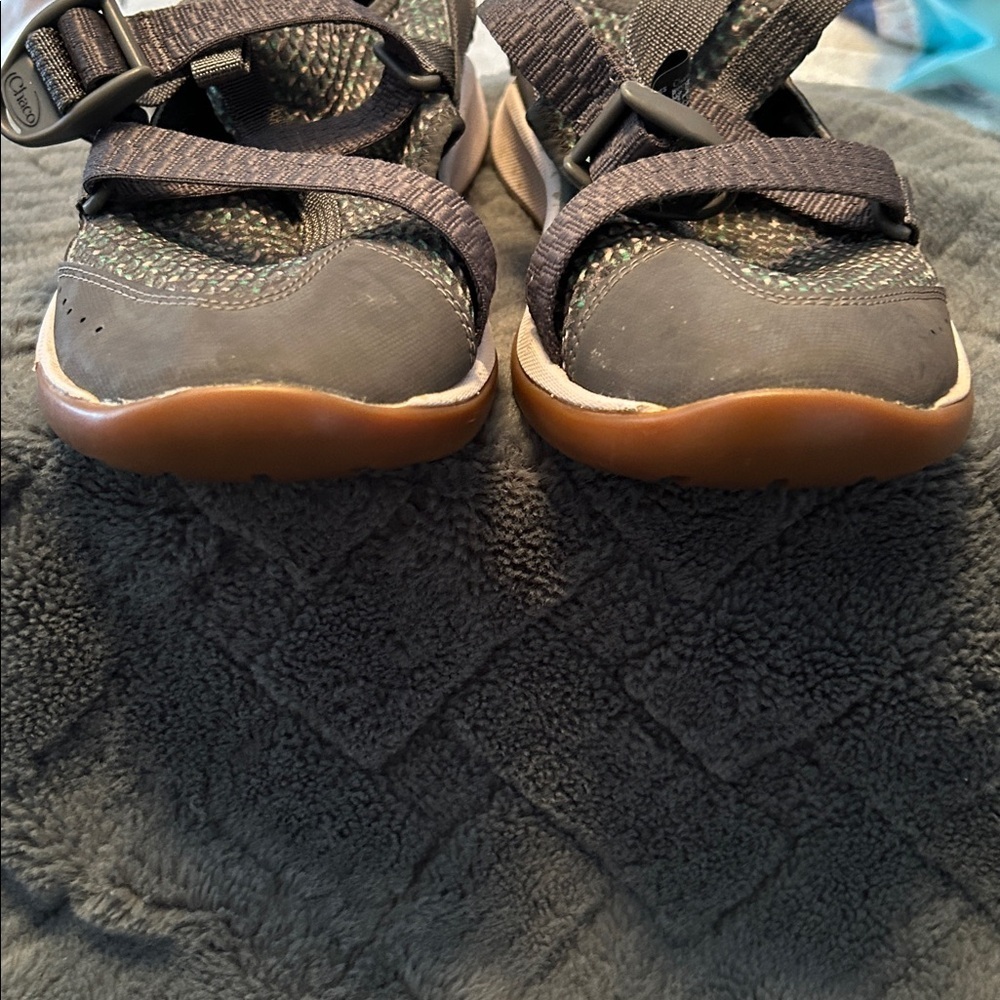 Chaco Women's Gray and Black Sandals size 8 - Picture 6 of 7